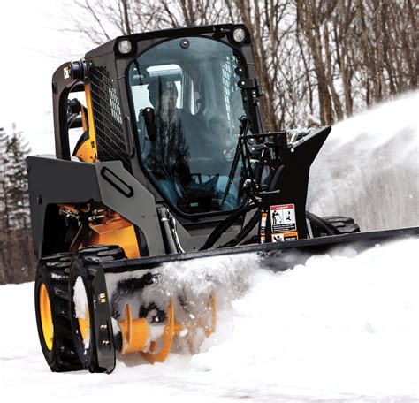 high flow skid steers snow blower